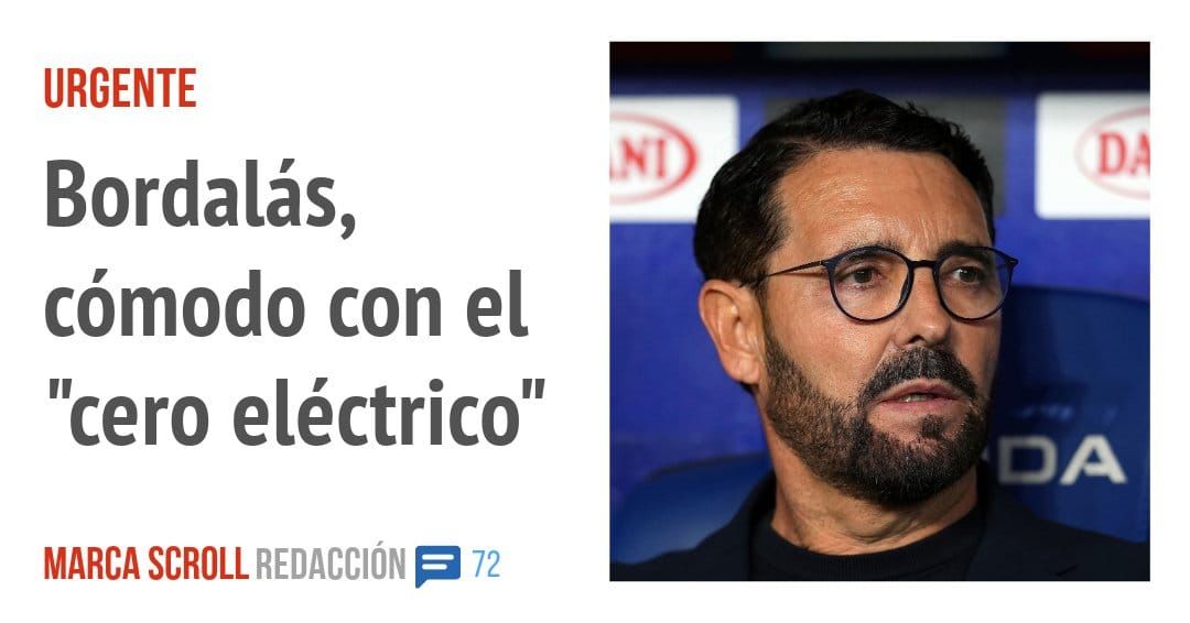 URGENTE. Bordalás, cómodo con el "cero eléctrico"