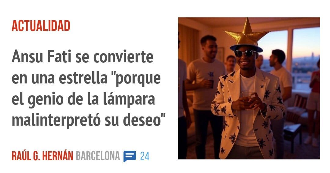 ACTUALIDAD. Ansu Fati se convierte en una estrella "porque el genio de la lámpara malinterpretó su deseo"