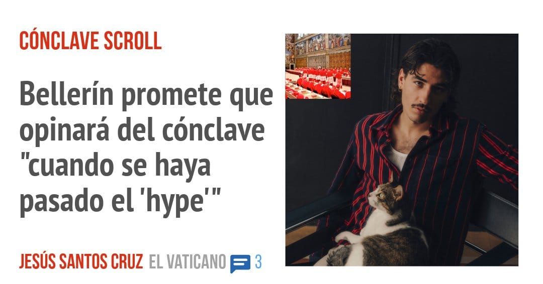 CÓNCLAVE SCROLL. Bellerín promete que opinará del cónclave "cuando se haya pasado el 'hype"'