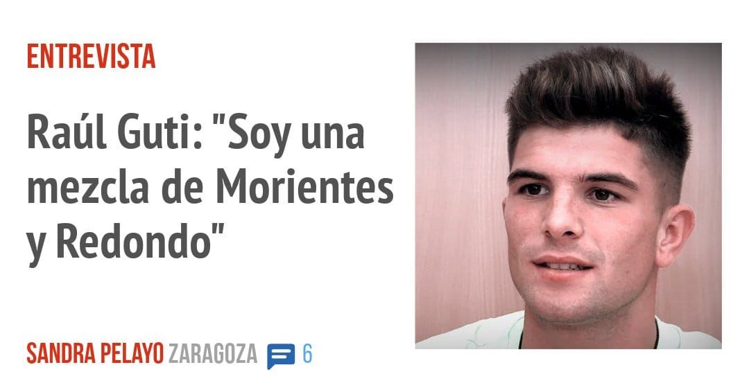 ENTREVISTA. Raúl Guti: "Soy una mezcla de Morientes y Redondo"