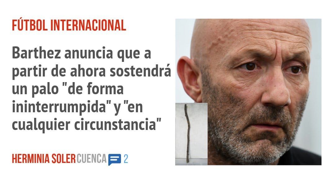 FÚTBOL INTERNACIONAL. Barthez anuncia que a partir de ahora sostendrá un palo "de forma ininterrumpida" y "en cualquier circunstancia"