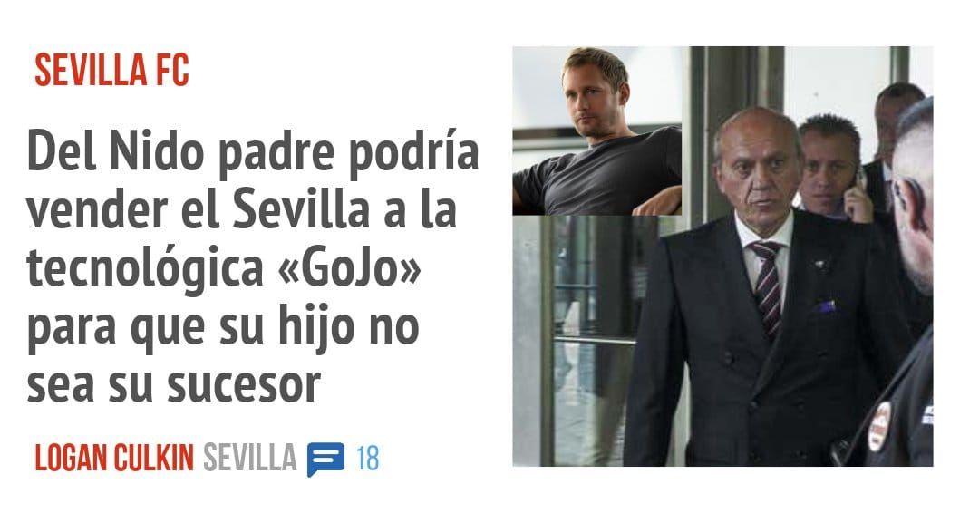 SEVILLA FC. Del Nido padre podría vender el Sevilla a la tecnológica «GoJo» para que su hijo no sea su sucesor