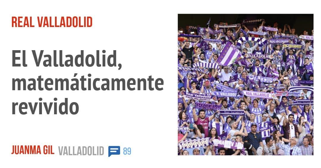REAL VALLADOLID. El Valladolid, matemáticamente revivido