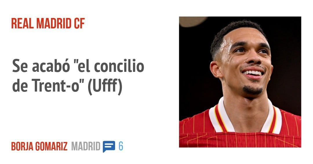 REAL MADRID CF. Se acabó "el concilio de Trent-o" (Ufff)