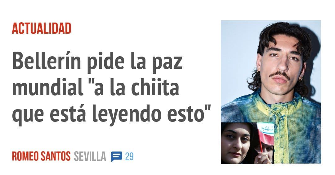 ACTUALIDAD. Bellerín pide la paz mundial "a la chiita que está leyendo esto"
