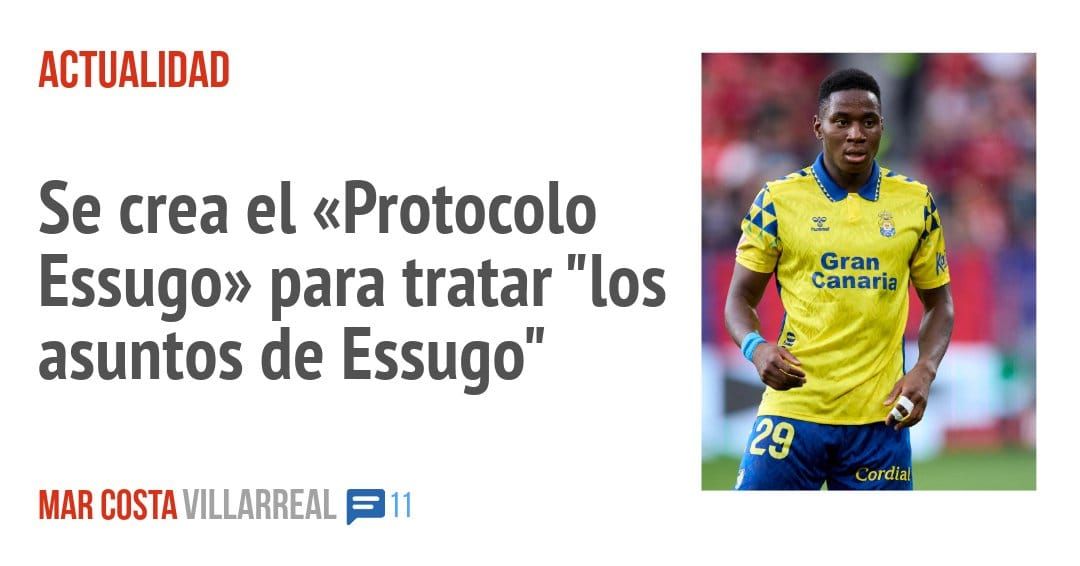 ACTUALIDAD. Se crea el «Protocolo Essugo» para tratar "los asuntos de Essugo"