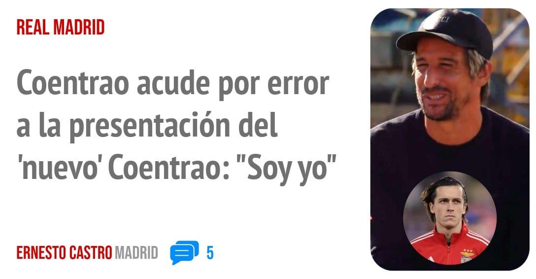 REAL MADRID. Coentrao acude por error a la presentación del 'nuevo' Coentrao: "Soy yo"