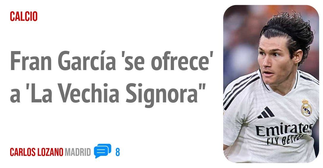 CALCIO. Fran García 'se ofrece' a 'La Vechia Signora"