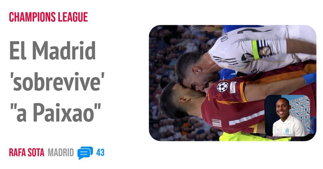 CHAMPIONS LEAGUE. El Madrid 'sobrevive' "a Paixao"