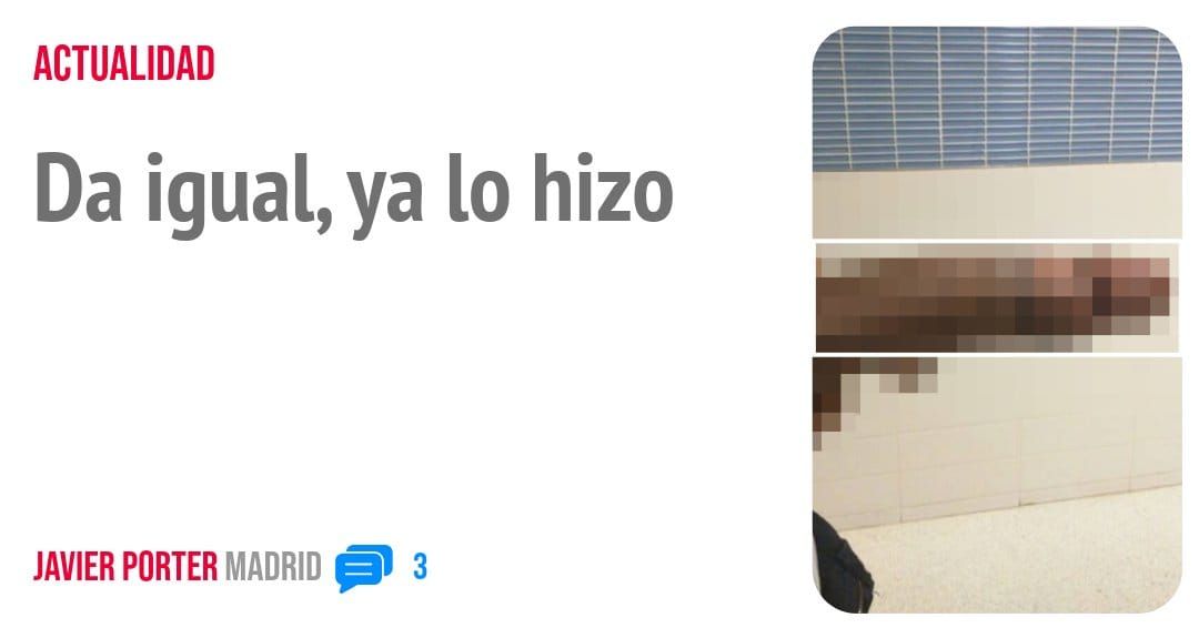 ACTUALIDAD. Da igual, ya 10 hizo