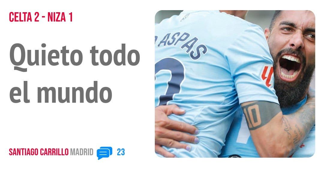 CELTA 2- NIZA I. Ouieto todo el mundo