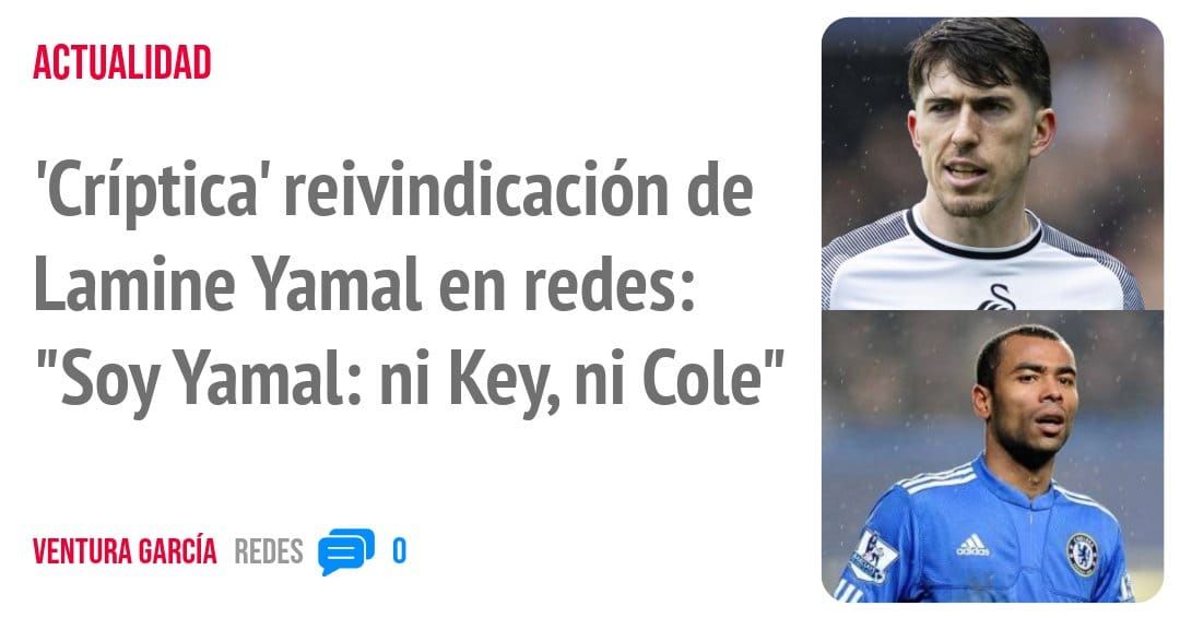 ACTUALIDAD. 'Críptica' reivindicación de Lamine Yamal en redes: "Soy Yamal: ni Key, ni Cole"