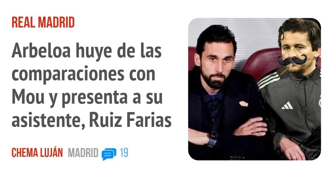 REAL MADRID. Arbeloa huye de las comparaciones con Mou y presenta a su asistente, Ruiz Farias