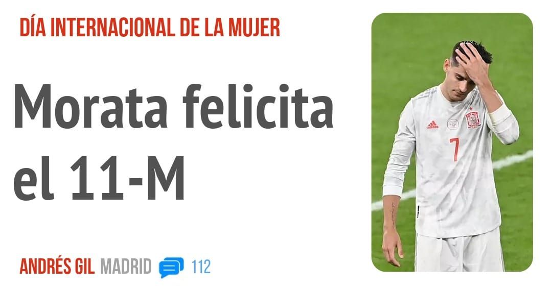 DÍA INTERNACIONAL DE LA MUJER. Morata felicita ei 11-M