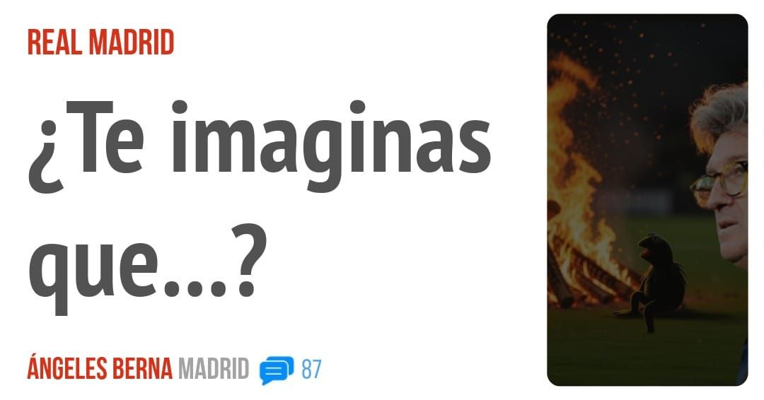 REAL MADRID. ¿Te imaginas