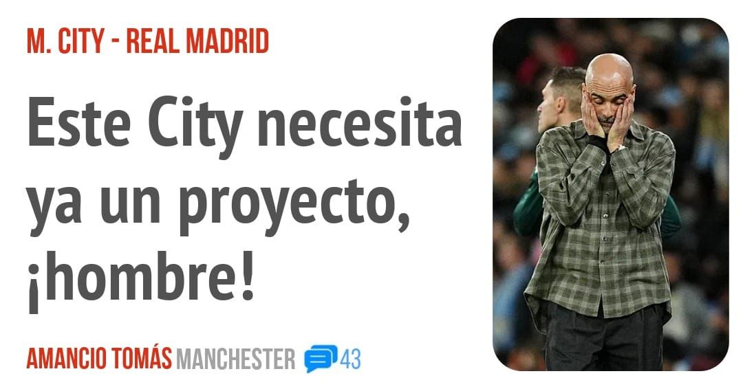 M. CITY - REAL MADRID. Este City necesita ya un proyecto, ihombre!