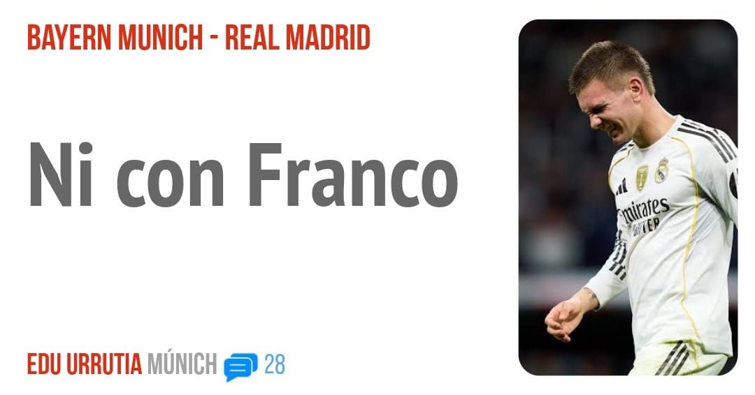 BAYERN MUNICH - REAL MADRID. Ni con Franco