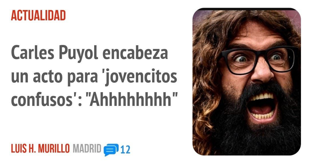 ACTUALIDAD. Carles Puyol encabeza un acto para 'jovencitos confusos': "Ahhhhhhhh"
