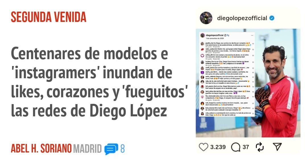 SEGUNDA VENIDA. Centenares de modelos e 'instagramers' inundan de likes, corazones y 'fueguitos' las redes de Diego López