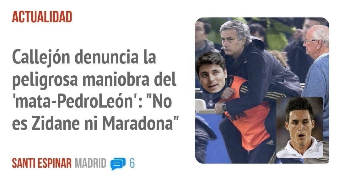 ACTUALIDAD. Callejón denuncia la peligrosa maniobra del 'mata-PedroLeón': "No es Zidane ni Maradona"