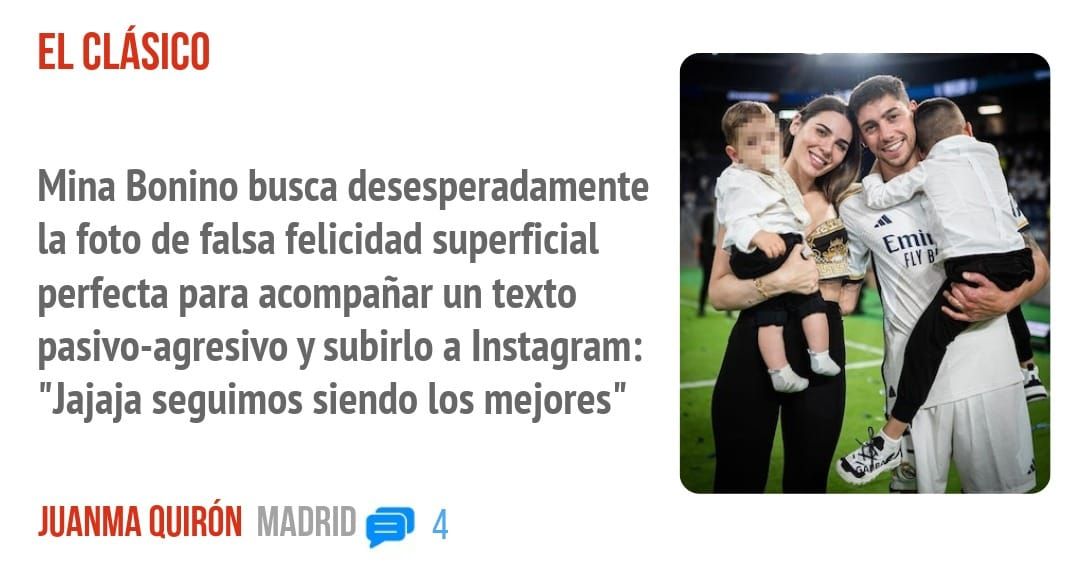 EL CLÁSICO. Mina Bonino busca desesperadamente la foto de falsa felicidad superficial perfecta para acompañar un texto pasivo-agresivo y subirlo a Instagram: "Jajaja seguimos siendo los mejo
