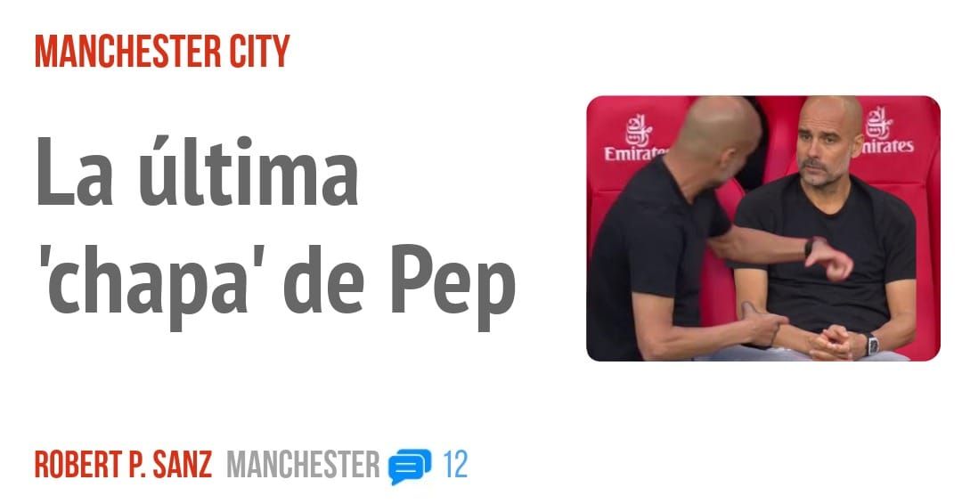 MANCHESTER CITY. La última 'chapa' de Pep