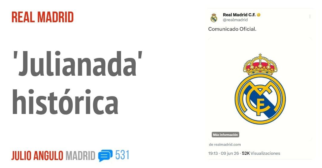 REAL MADRID. 'Julianada' histórica