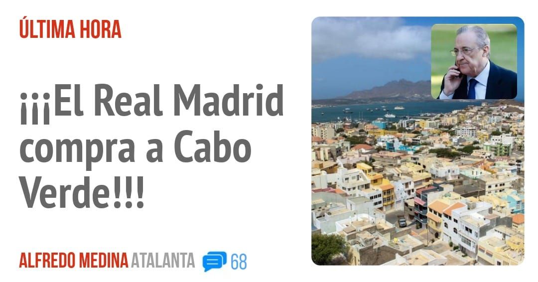 ÚLTIMA HORA. compra a Cabo Verde!!!