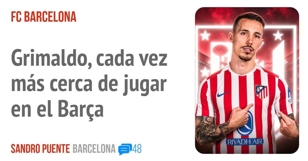 FC BARCELONA. Grimaldo, cada vez más cerca de jugar en el Barça