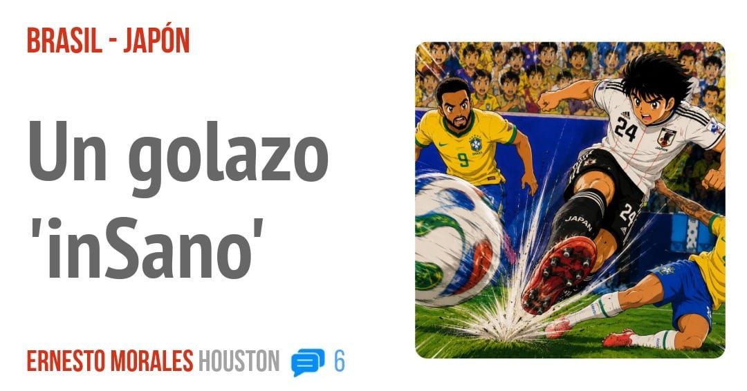 BRASIL - JAPÓN. Un golazo 'inSano'
