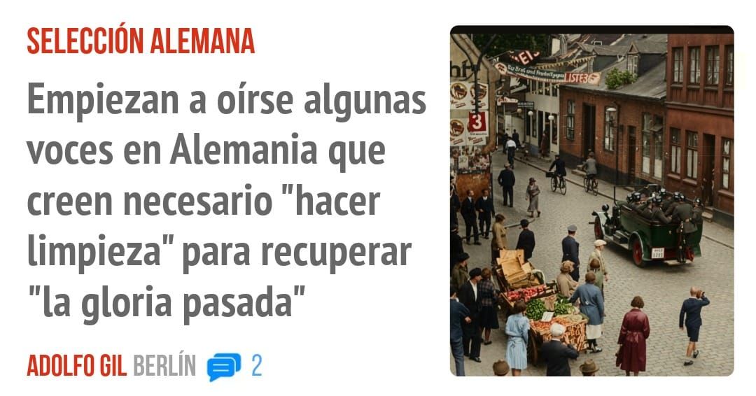 SELECCIÓN ALEMANA. Empiezan a oírse algunas voces en Alemania que creen necesario "hacer limpieza" para recuperar "la gloria pasada"