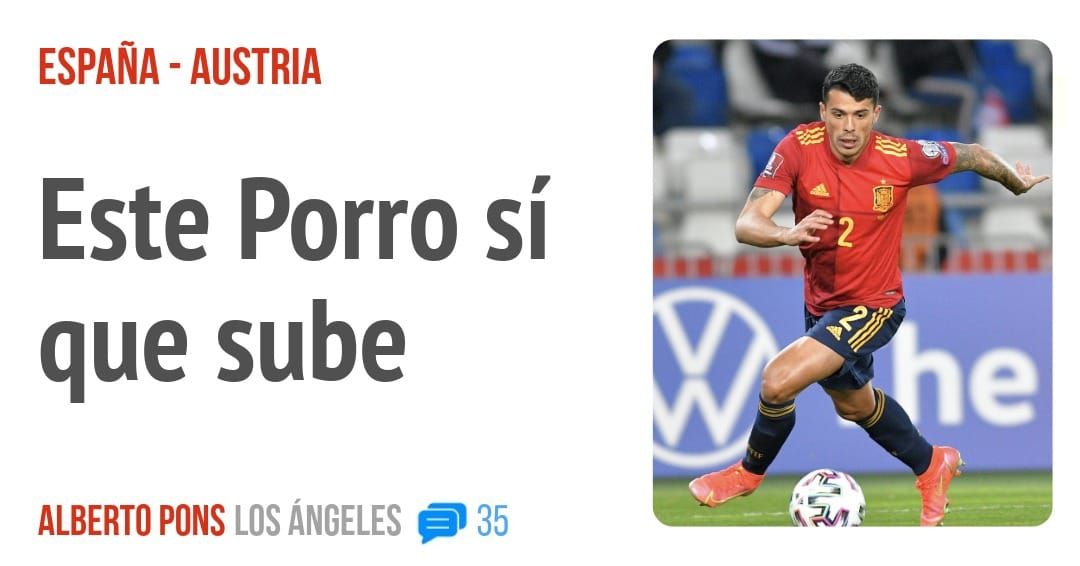 ESPAÑA - AUSTRIA. Este Porro sí que sube