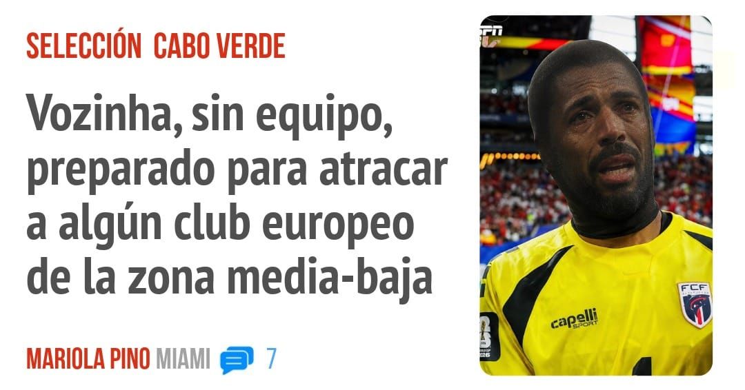 SELECCIÓN CABO VERDE. Vozinha, sin equipo, preparado para atracar a algún club europeo de la zona media-baja