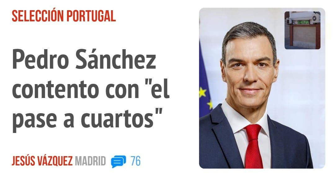 SELECCIÓN PORTUGAL. Pedro Sánchez contento con "el pase a cuartos"