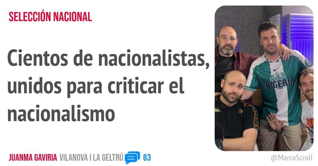 SELECCIÓN NACIONAL. Cientos de nacionalistas, unidos para criticar el nacionalismo