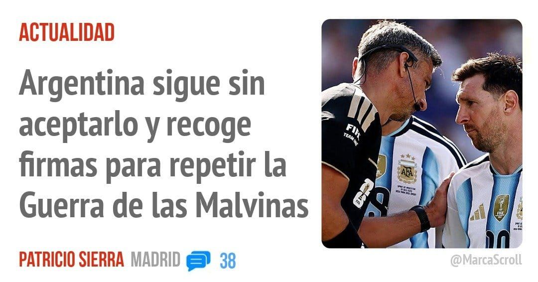 ACTUALIDAD. Argentina sigue sin aceptarlo y recoge firmas para repetir la Guerra de las Malvinas