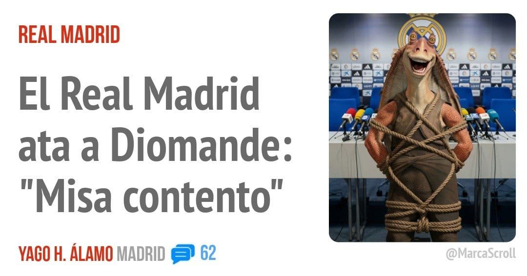 REAL MADRID. El Real Madrid ata a Diomande: "Misa contento"