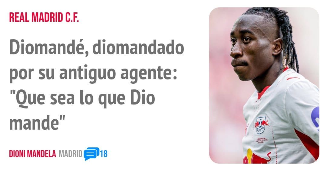 REAL MADRID C.F.. Diomandé, diomandado por su antiguo agente: "Que sea 10 que Dio mande"