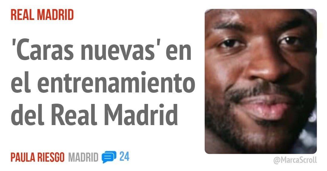 REAL MADRID. 'Caras nuevas' en el entrenamiento del Real Madrid