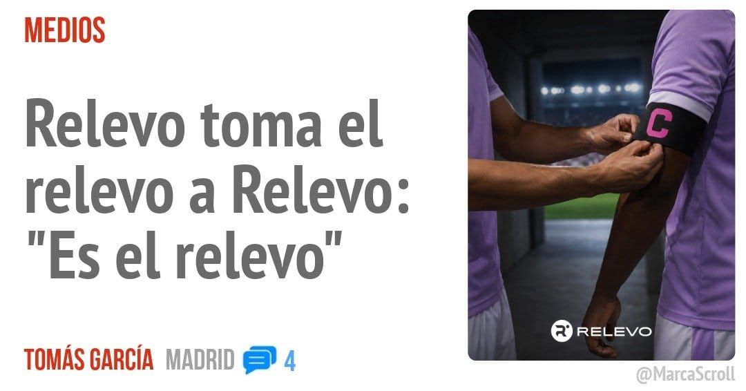 MEDIOS. Relevo toma el relevo a Relevo: "Es el relevo"