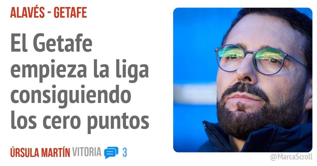 ALAVÉS - GETAFE. El Getafe empieza la liga consiguiendo los cero puntos
