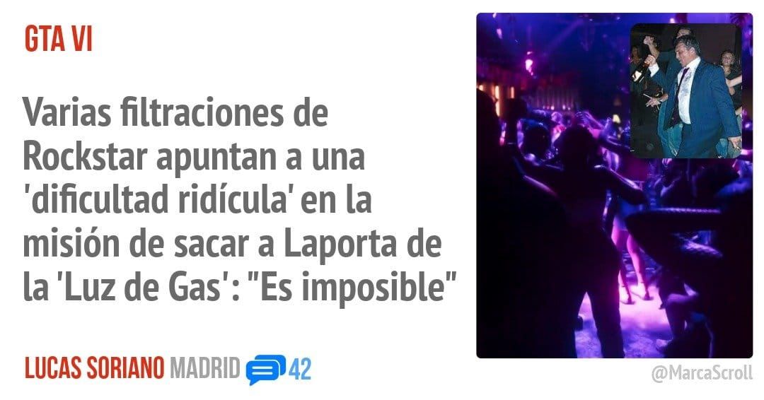 GTA VI. Varias filtraciones de Rockstar apuntan a una 'dificultad ridícula' en la misión de sacar a Laporta de la 'Luz de Gas': "Es imposible"