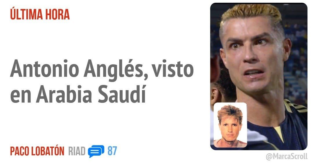 ÚLTIMA. Antonio Anglés, visto en Arabia Saudí