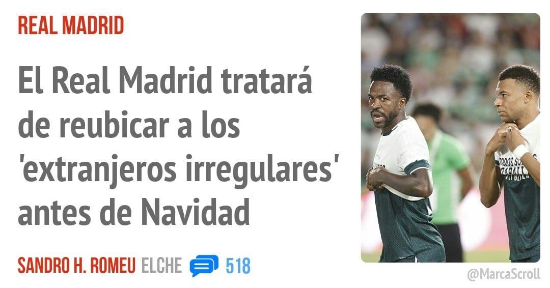 REAL MADRID. El Real Madrid tratará de reubicar a los 'extranjeros irregulares' antes de Navidad