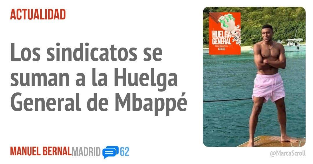 ACTUALIDAD. Los sindicatos se suman a la Huelga General de Mbappé