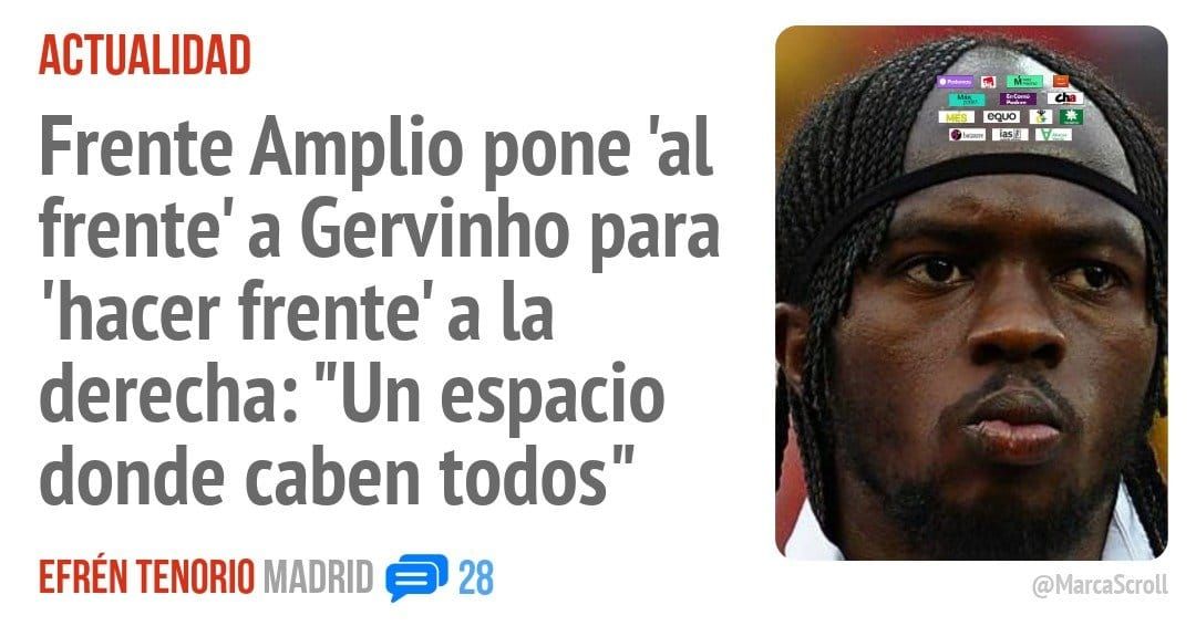 ACTUALIDAD. Frente Amplio pone 'al frente' a Gervinho para 'hacer frente' a la derecha: "Un espacio donde caben todos"