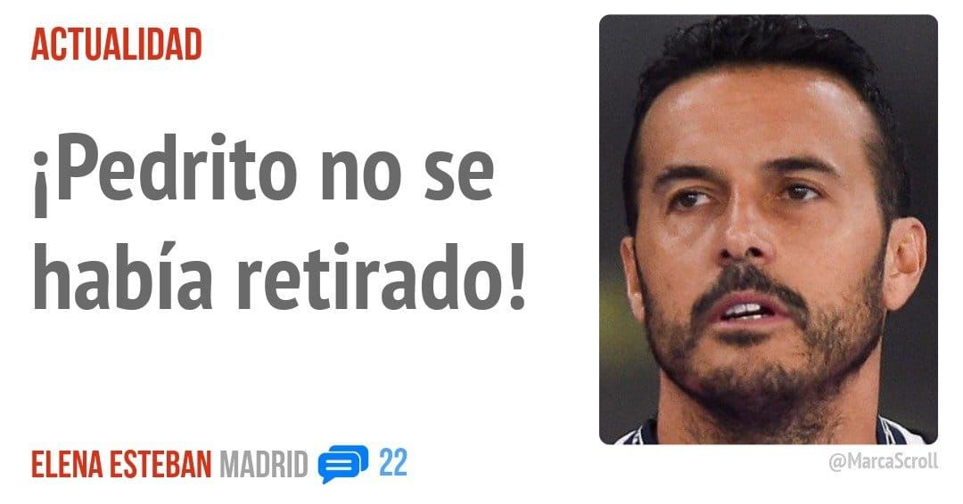 ACTUALIDAD. iPedrito no se había retirado!