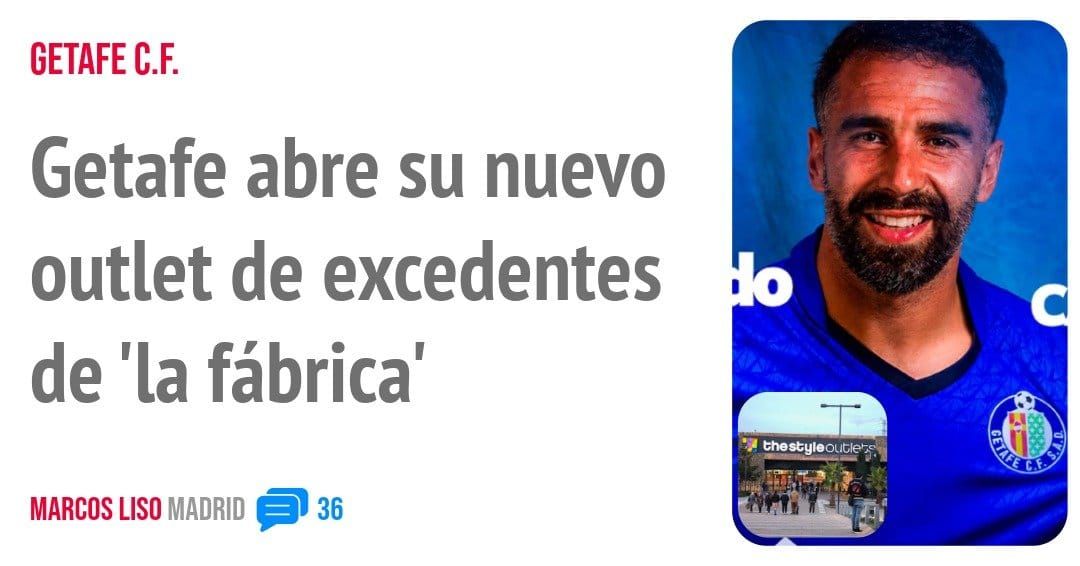GETAFE C.F.. Getafe abre su nuevo outlet de excedentes de 'la fábrica'