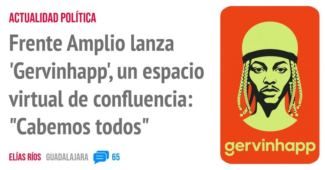 ACTUALIDAD POLÍTICA. Frente Amplio lanza 'Gervinhapp', un espacio virtual de confluencia: "Cabemos todos"