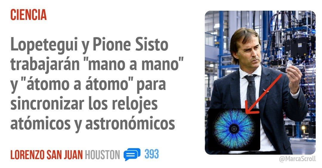 CIENCIA. Lopetegui y Pione Sísto trabajarán "mano a mano" y "átomo a átomo" para sincronizar los relojes atómicos y astronómicos